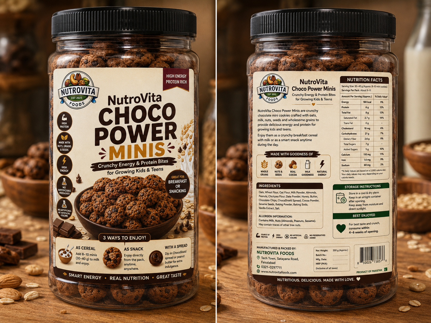NutroVita Choco Power Minis