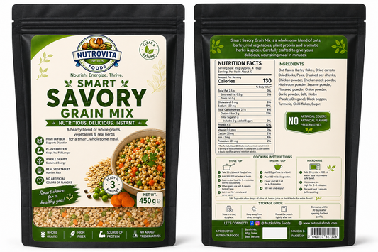 NutroVita Smart Savory Grain Mix