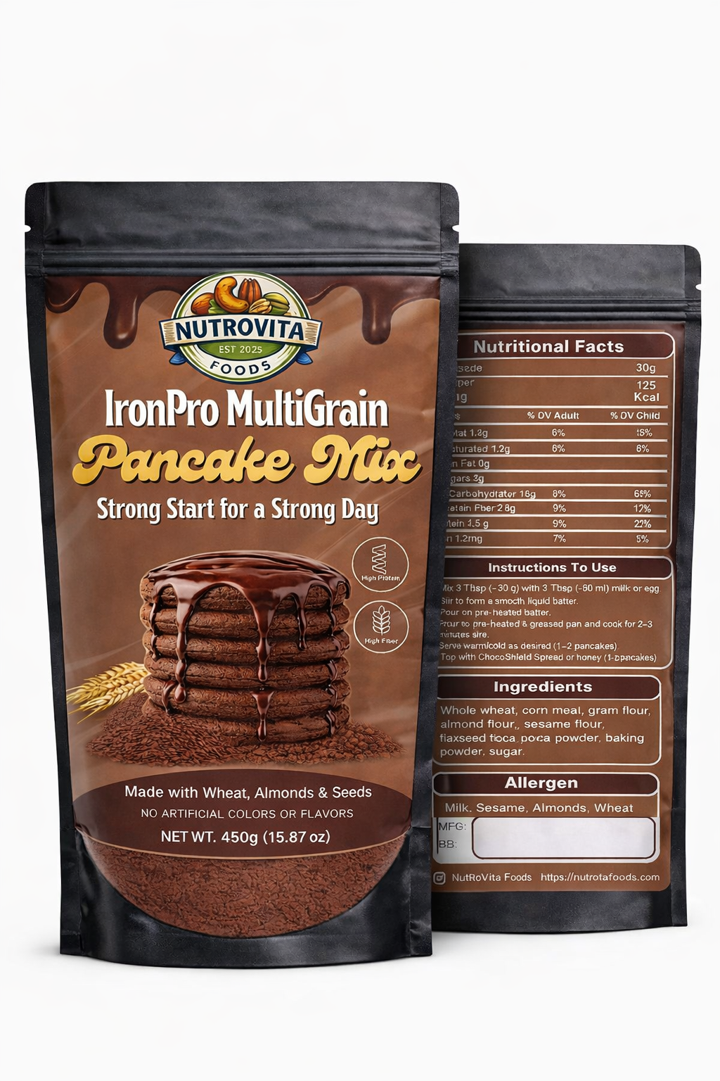 IronPro MultiGrain Pancake Mix